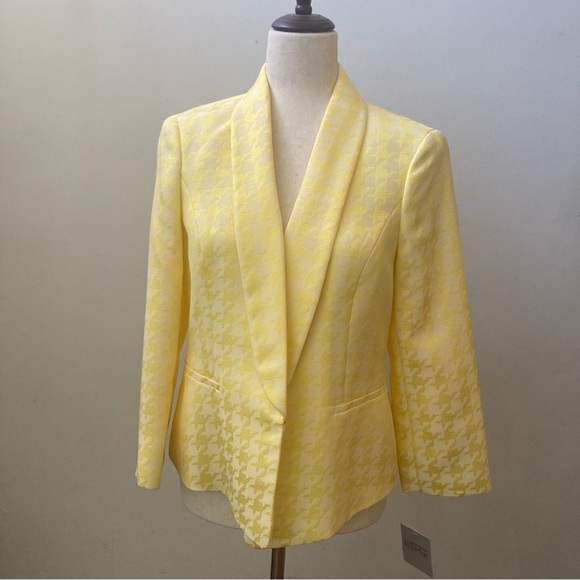 Kasper yellow blazer suit jacket size 6 - Picture 1 of 11